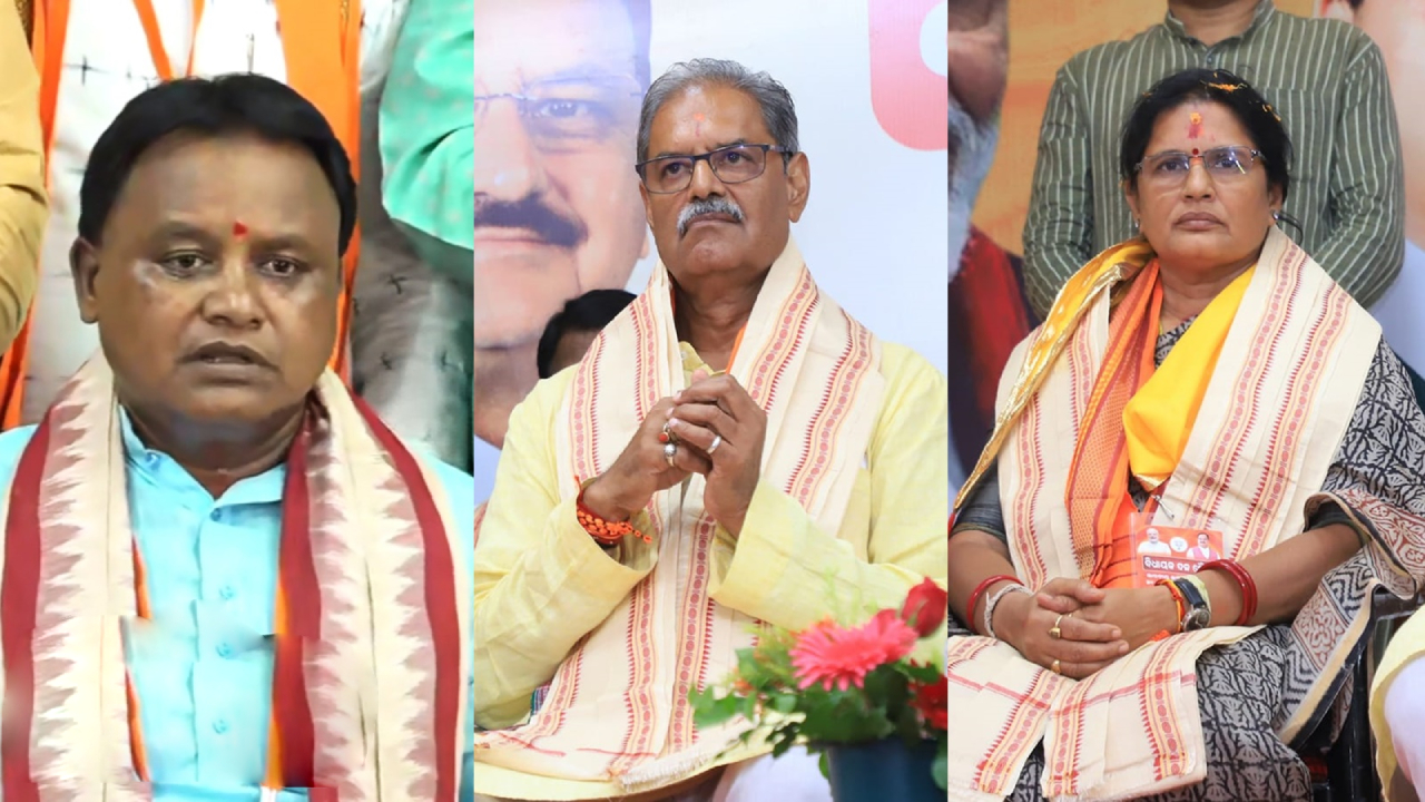 Odisha: First BJP CM sworn-in; his deputies KV Singh Deo, Pravati Parida also take oath